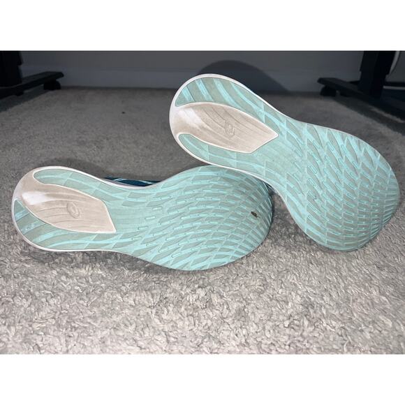 Women's ASICS Magic Speed running shoes blue sz 10 - Picture 6 of 8